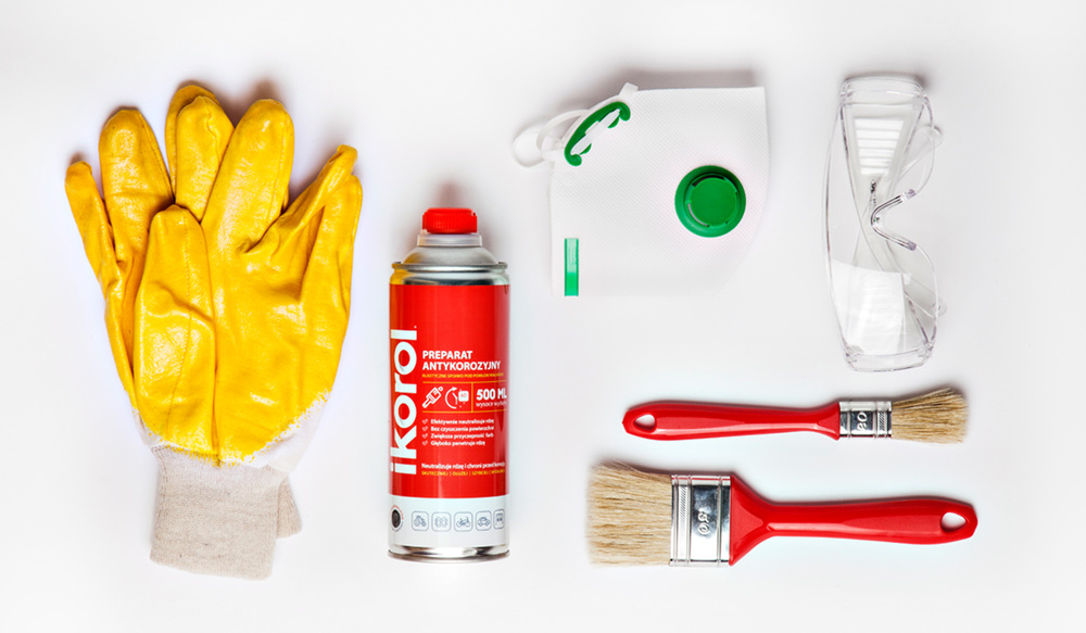 上海包裝設計公司-波蘭Ikorol金屬防銹漆防腐漆包裝設計（小工具）