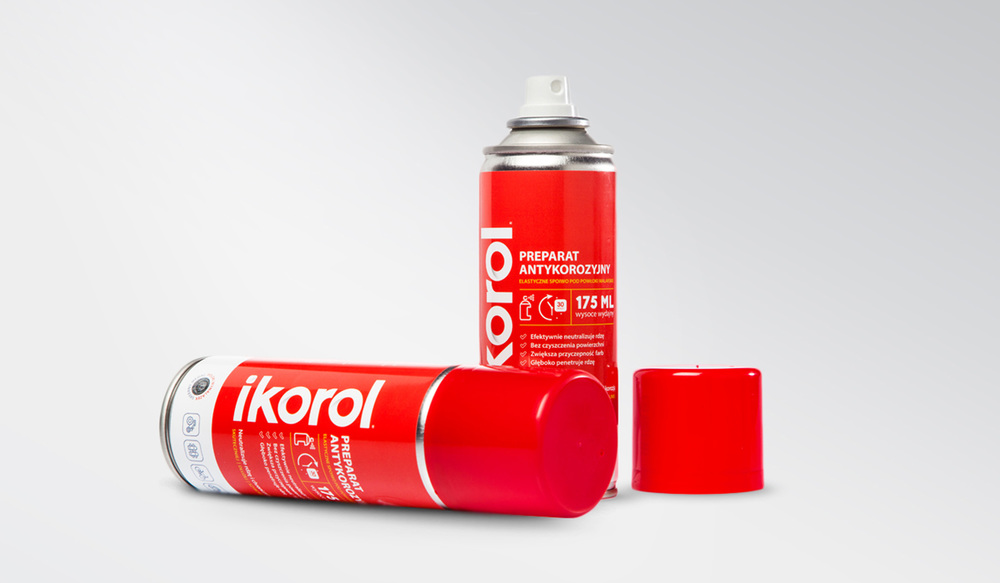 上海包裝設計公司-波蘭Ikorol金屬防銹漆防腐漆包裝設計（金屬罐裝包裝設計2）