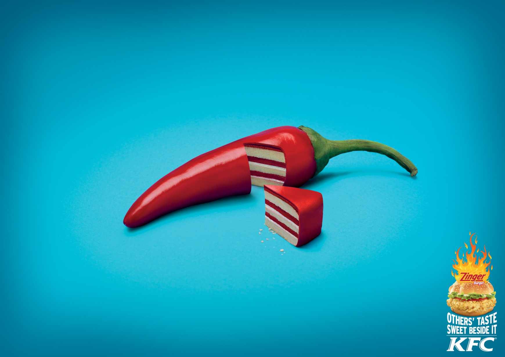 肯德基zinger漢堡平面廣告創(chuàng)意設(shè)計(jì)2-上海廣告設(shè)計(jì)公司分享