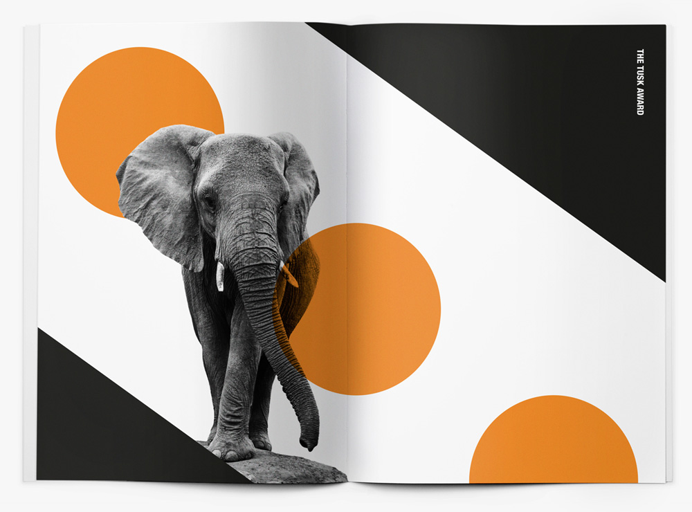 TUSK象牙保護獎頒獎品牌形象設計-上海尚略品牌設計公司分享-畫冊內頁設計