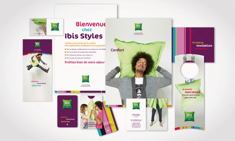 宜必思酒店標志設計，品牌形象設計，廣告設計9