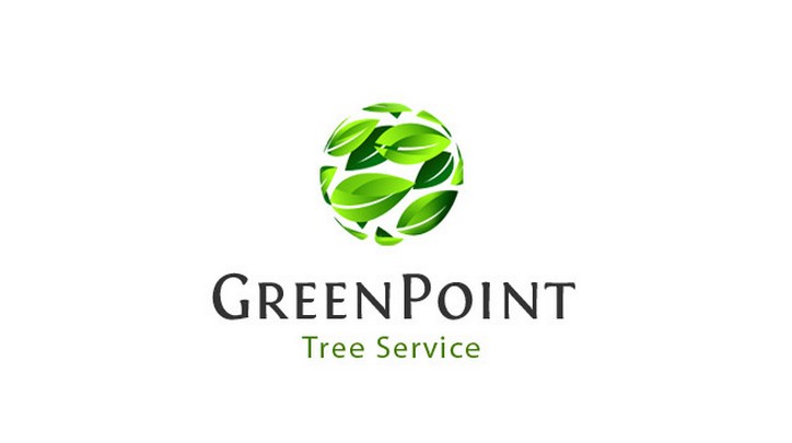 GreenPoint 綠點景觀綠化服務公司標志設計2-尚略廣告標志設計公司
