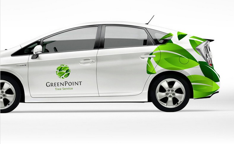 GreenPoint 綠點景觀綠化服務公司標志設計7-尚略廣告標志設計公司