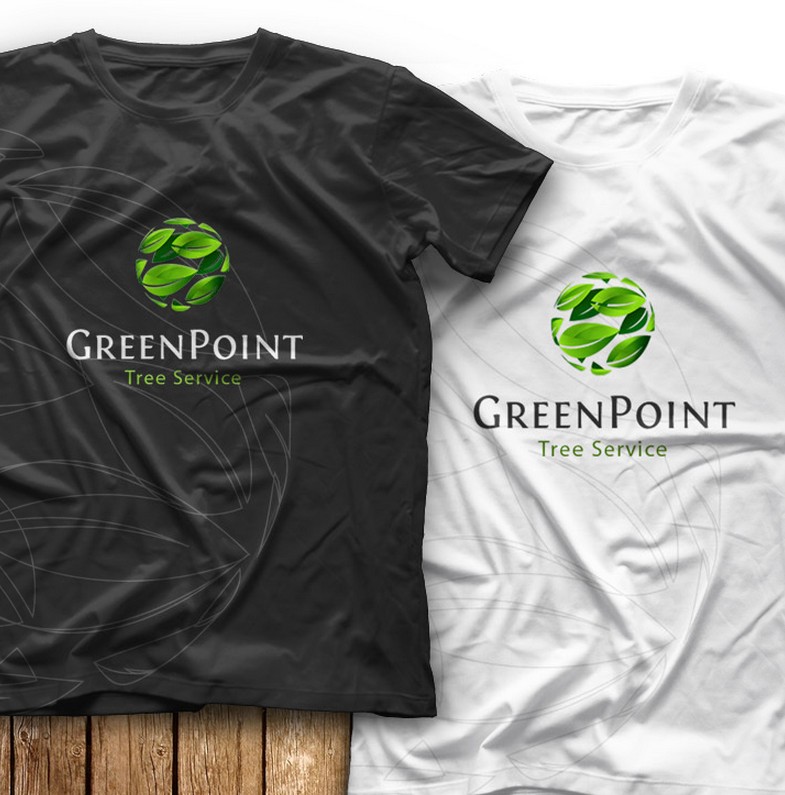 GreenPoint 綠點景觀綠化服務公司標志設計8-尚略廣告標志設計公司