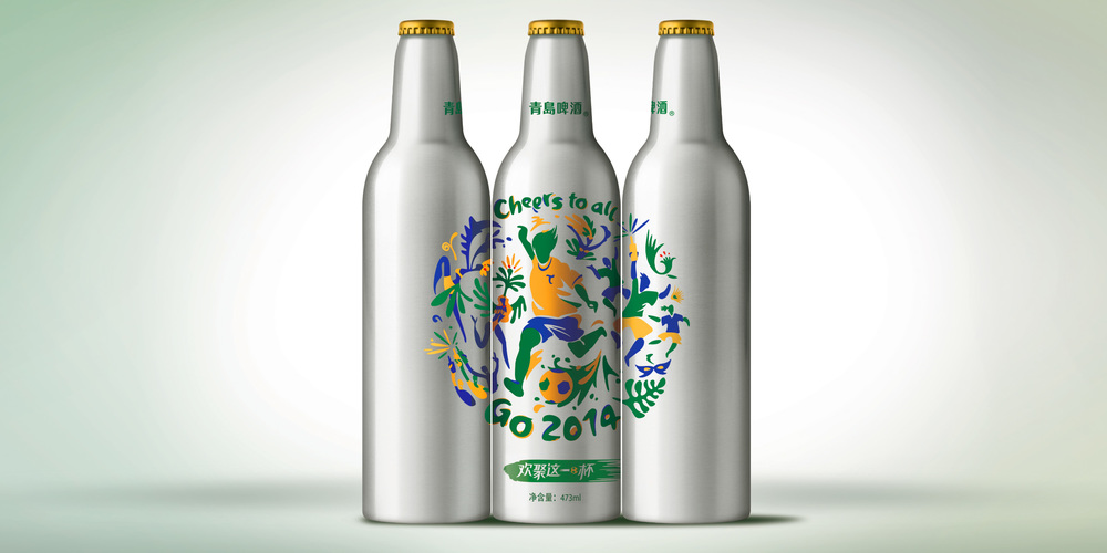 青島啤酒世界杯限量版包裝設(shè)計欣賞——上海尚略廣告包裝設(shè)計公司，上海營銷策劃公司，上海品牌策劃公司，上海品牌設(shè)計公司