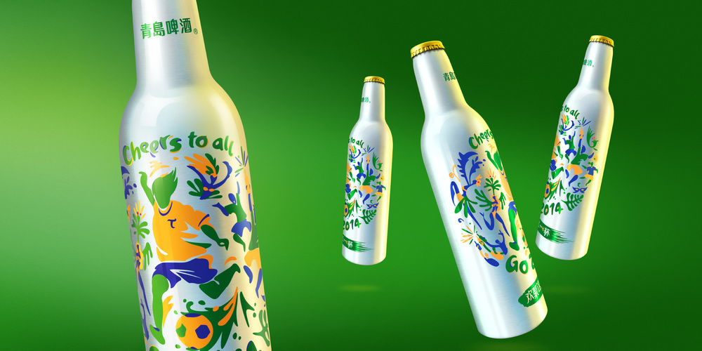 青島啤酒世界杯限量版包裝設計欣賞——上海尚略廣告包裝設計公司，上海營銷策劃公司，上海品牌策劃公司，上海品牌設計公司