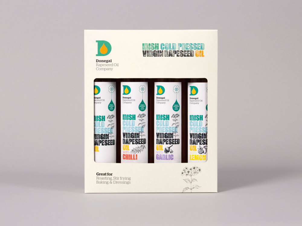 1.上海設(shè)計公司——多尼戈爾 Donegal Rapeseed Oil 菜籽油食用油標(biāo)志設(shè)計包裝設(shè)計 package DESIGN -尚略廣告上海品牌設(shè)計公司包裝設(shè)計公司