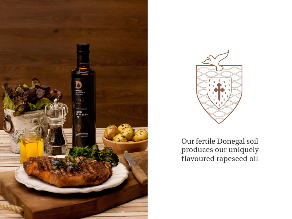 5.上海設(shè)計公司——多尼戈爾 Donegal Rapeseed Oil 菜籽油食用油標(biāo)志設(shè)計包裝設(shè)計 package DESIGN -尚略廣告上海品牌設(shè)計公司包裝設(shè)計公司