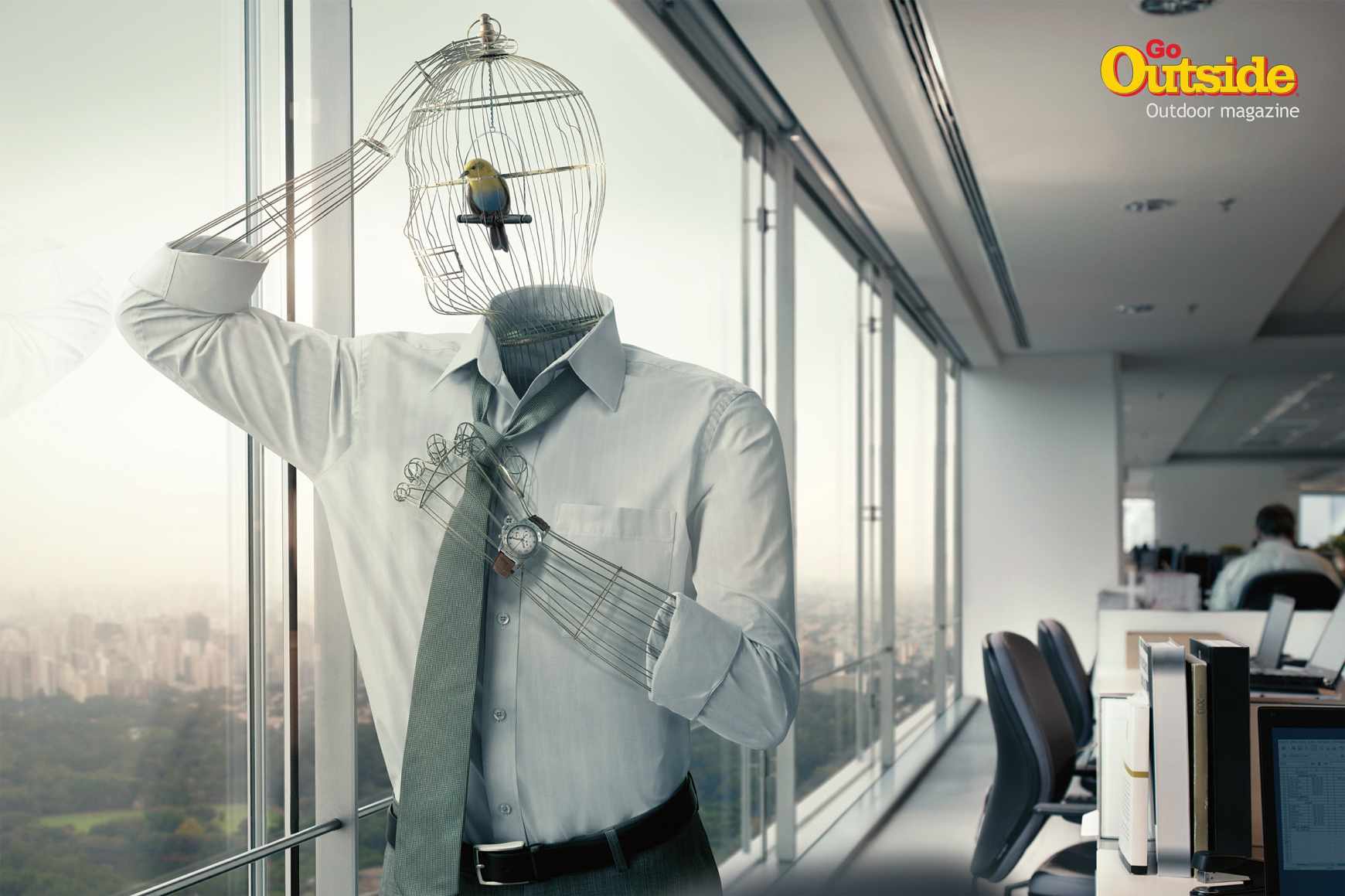 上海廣告設(shè)計公司佳作推薦——Go Outside Outdoor Magazine 走出去戶外雜志平面廣告設(shè)計欣賞1