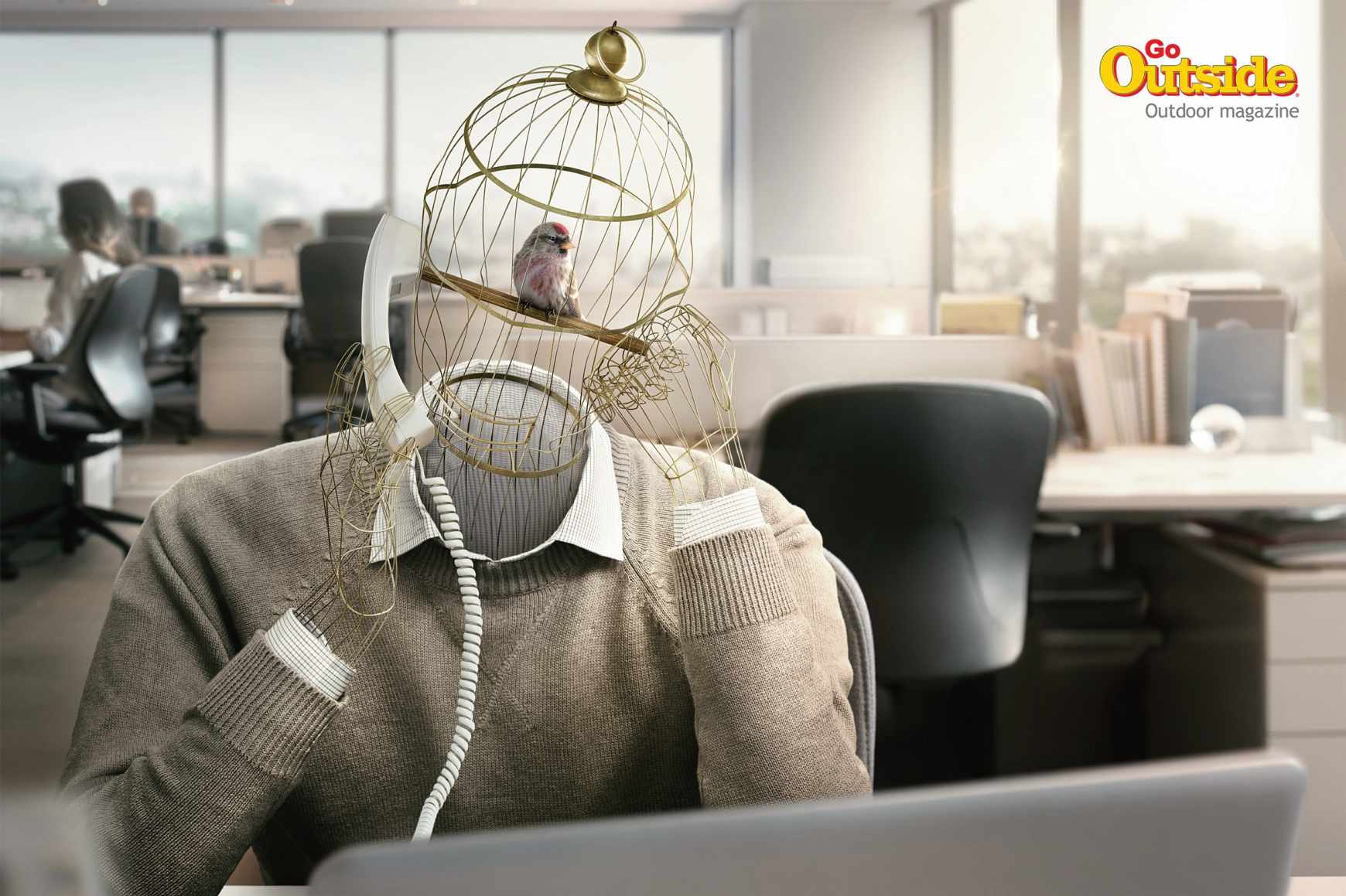 上海廣告設(shè)計公司佳作推薦——Go Outside Outdoor Magazine 走出去戶外雜志平面廣告設(shè)計欣賞3