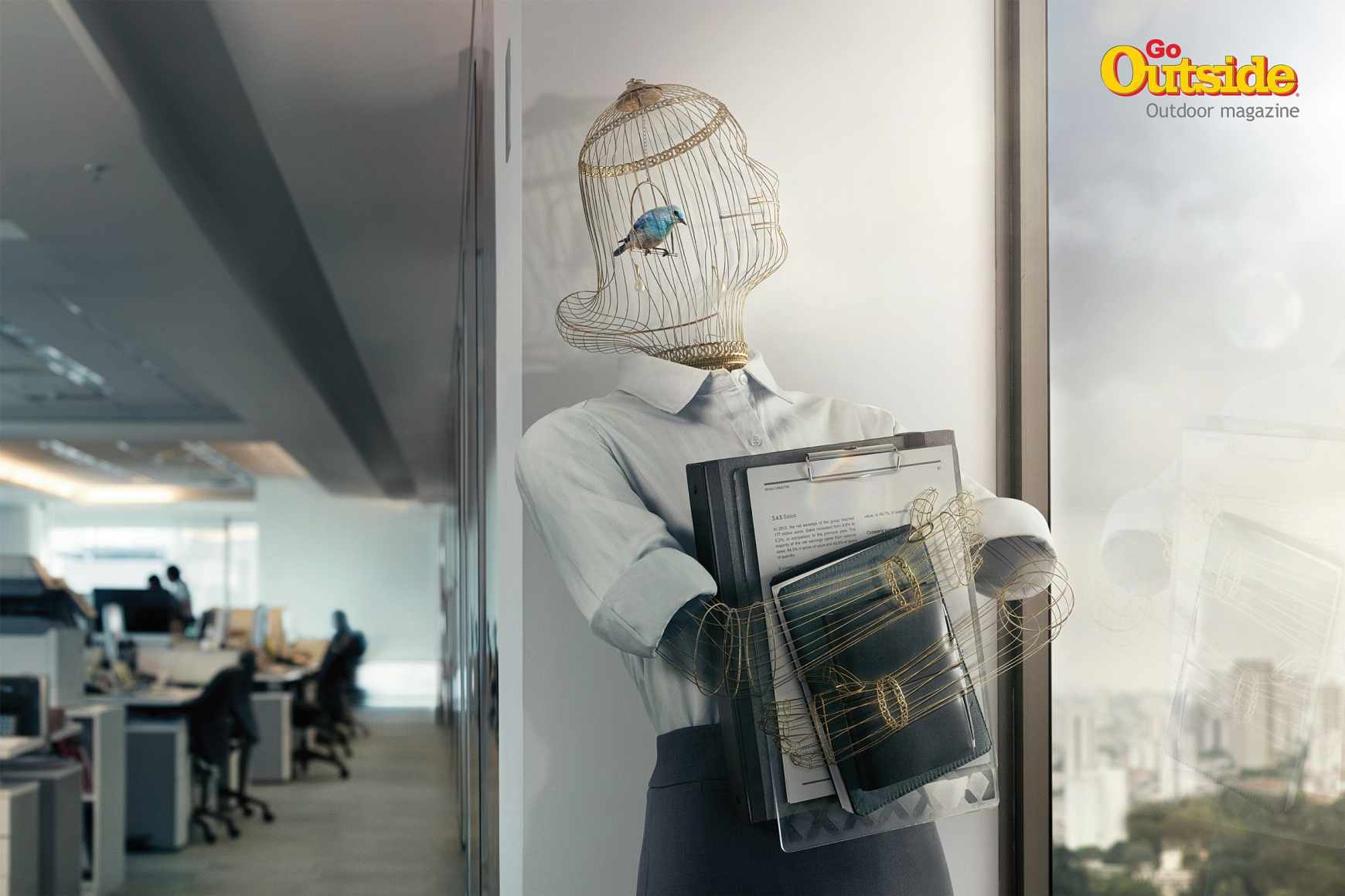 上海廣告設(shè)計公司佳作推薦——Go Outside Outdoor Magazine 走出去戶外雜志平面廣告設(shè)計欣賞2