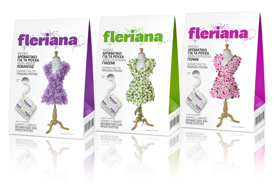 上海包裝設計公司方法-Fleriana清洗劑品牌包裝設計