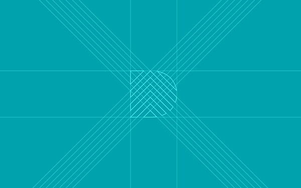 德國Diker Bau建筑規(guī)劃公司品牌形象設(shè)計2-標(biāo)志網(wǎng)格線設(shè)計