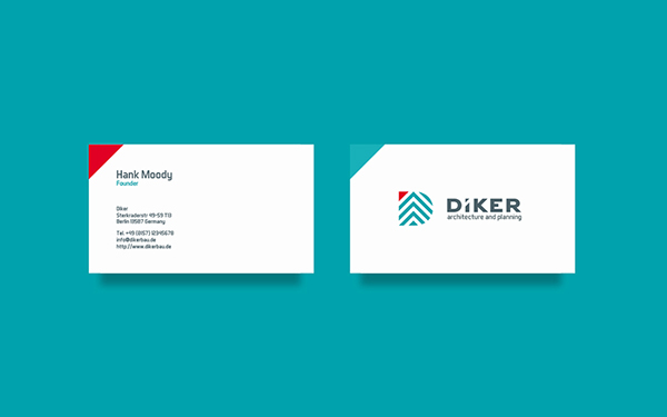 德國Diker Bau建筑規(guī)劃公司品牌形象設(shè)計-延展應(yīng)用設(shè)計3-名片設(shè)計