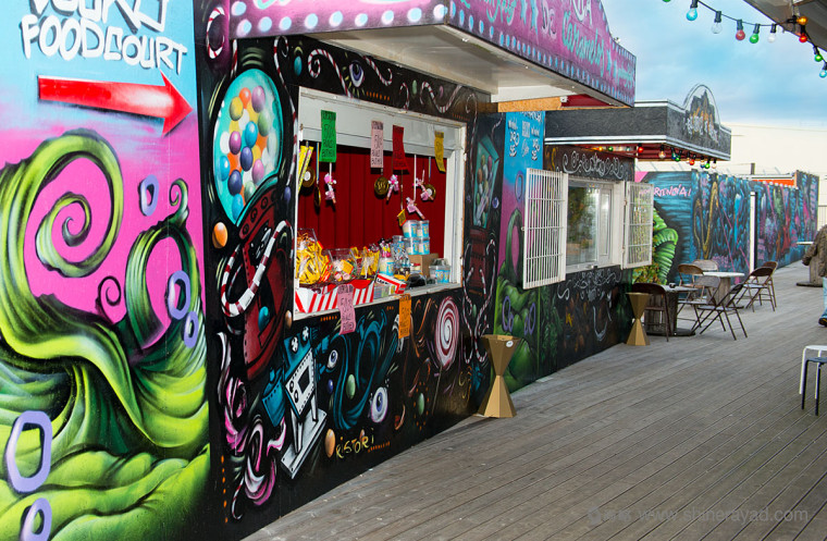 碼頭夜總會海洋生物文化墻壁紙插畫設計--上海品牌設計公司欣賞4