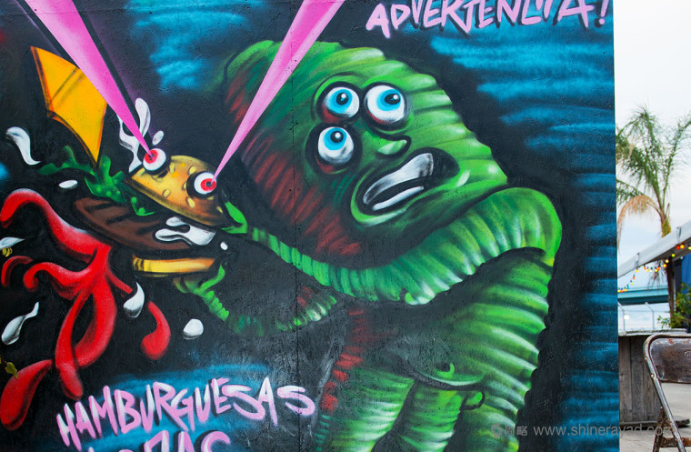 碼頭夜總會海洋生物文化墻壁紙插畫設計--怪獸-上海品牌設計公司商業(yè)插畫設計欣賞8