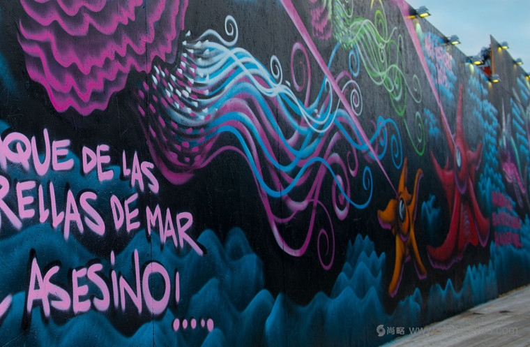 碼頭夜總會海洋生物文化墻壁紙插畫設計--上海品牌設計公司商業(yè)插畫設計欣賞9