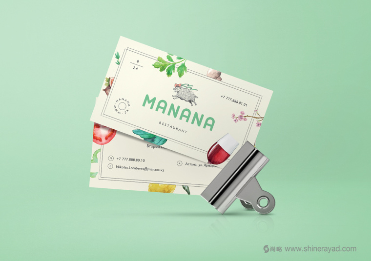 MANANA 有機(jī)羊肉羊排時(shí)尚餐廳LOGO設(shè)計(jì)VI視覺形象設(shè)計(jì)-上海餐飲品牌VI設(shè)計(jì)公司3