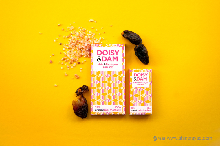 上海包裝設(shè)計(jì)公司設(shè)計(jì)欣賞：Doisy & Dam有機(jī)巧克力幾何圖形包裝設(shè)計(jì)3
