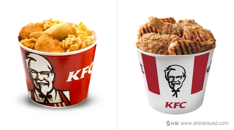 KFC肯德基更新品牌新舊包裝設(shè)計(jì)對比-上海包裝設(shè)計(jì)公司5