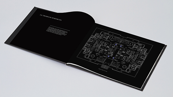 貝弗利山莊房地產(chǎn)樓盤黑色宣傳小畫冊設(shè)計－上海畫冊設(shè)計公司3