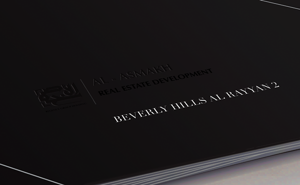 貝弗利山莊房地產(chǎn)樓盤黑色宣傳小畫冊設(shè)計－上海畫冊設(shè)計公司2