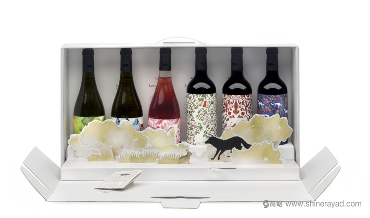 狼和狗動物圖騰 Manada 葡萄酒禮盒包裝設(shè)計-尚略上海包裝設(shè)計公司欣賞7