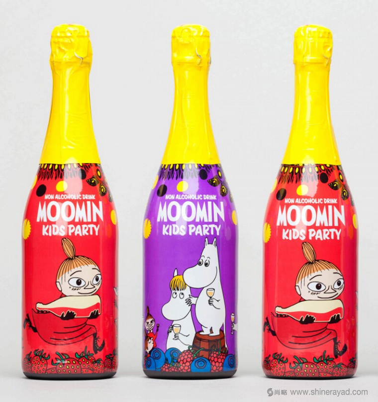 卡通漫畫風(fēng)格moomin授權(quán)果酒包裝設(shè)計(jì)-上海包裝設(shè)計(jì)公司包裝設(shè)計(jì)欣賞4