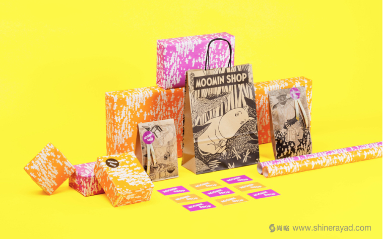 Moomin 姆敏一族卡通手繪漫畫風(fēng)格牛皮紙紙袋禮盒包裝設(shè)計-上海平面設(shè)計公司-上海包裝設(shè)計公司5