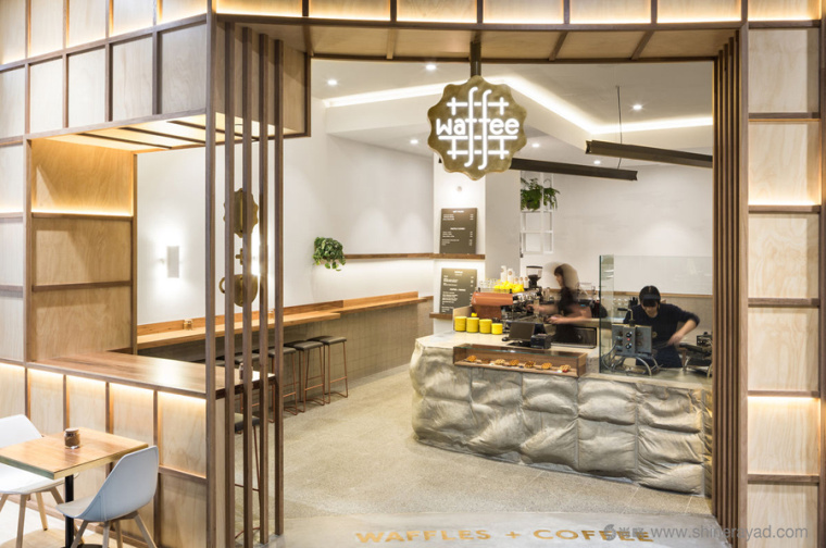 Waffee 咖啡餐飲連鎖店品牌VI視覺形象設(shè)計(jì)-店內(nèi)空間設(shè)計(jì)-上海餐飲VI設(shè)計(jì)公司
