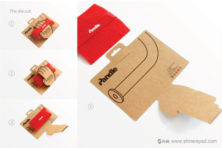 Pandle便攜式橡膠手柄扶手模切刀版包裝設計-上海包裝設計公司設計鑒品8 Pandle便攜式橡膠手柄扶手模切刀版包裝設計-上海包裝設計公司設計鑒品8