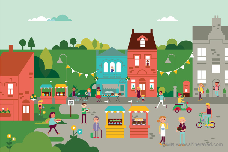 伊甸園公園品牌形象設計插畫設計-上海廣告設計公司-上海品牌形象設計公司4