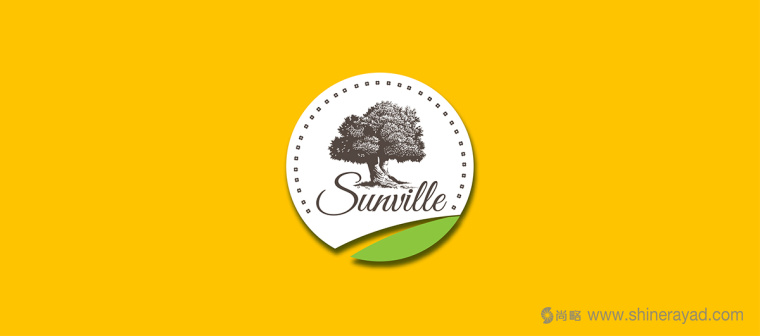 SUNVILLE 天然谷物有機大米雜糧品牌標志設計 SUNVILLE 天然谷物有機大米雜糧品牌標志設計