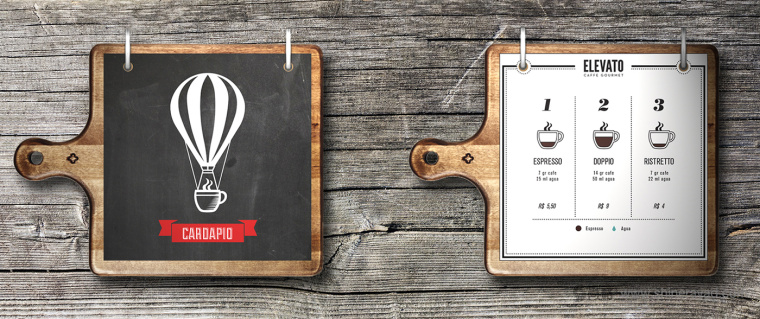 Elevato 咖啡連鎖店餐飲品牌形象設計-咖啡店VI設計18