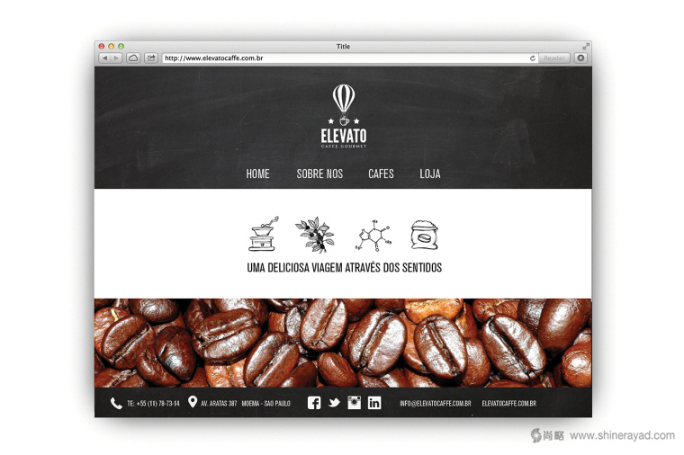 Elevato 咖啡連鎖店網站設計-上海品牌形象設計公司27