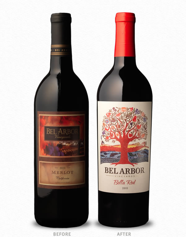 上海紅酒包裝設(shè)計(jì)公司設(shè)計(jì)欣賞:Bel Arbor 藝術(shù)樹(shù)酒標(biāo)葡萄酒新舊包裝設(shè)計(jì)對(duì)比2 上海紅酒包裝設(shè)計(jì)公司設(shè)計(jì)欣賞:Bel Arbor 藝術(shù)樹(shù)酒標(biāo)葡萄酒新舊包裝設(shè)計(jì)對(duì)比2