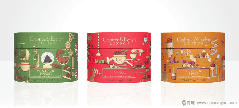 CRABTREE & EVELYN 保健品保健食品圣誕節(jié)禮品包裝設(shè)計(jì)-上海包裝設(shè)計(jì)公司3