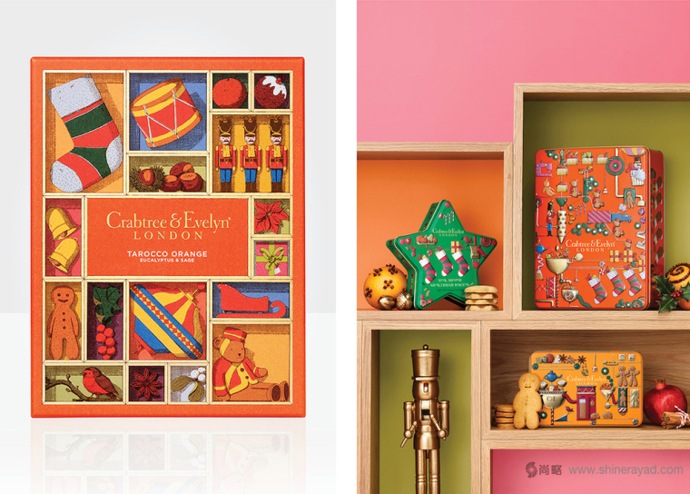 CRABTREE & EVELYN 保健品保健食品圣誕節(jié)禮品包裝設(shè)計(jì)-上海包裝設(shè)計(jì)公司5
