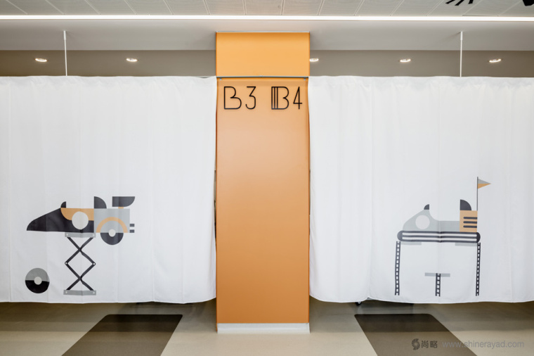 西班牙兒童腫瘤醫(yī)院Atencions內部空間環(huán)境品牌形象設計與導視設計13 西班牙兒童腫瘤醫(yī)院Atencions內部空間環(huán)境品牌形象設計與導視設計13