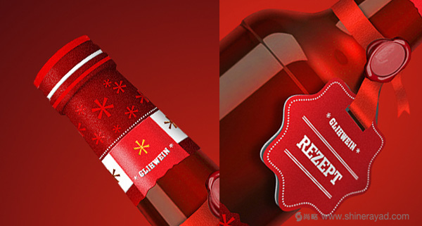 GLIHWEIN 葡萄酒喜慶干紅包裝設(shè)計(jì)-上海葡萄酒包裝設(shè)計(jì)公司紅酒包裝欣賞3