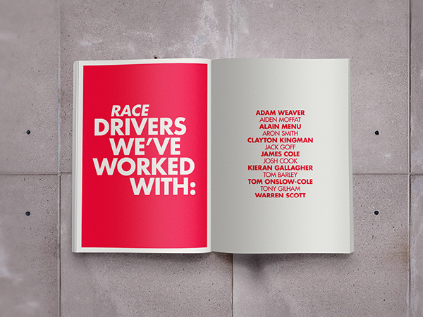 英國房車錦標賽汽車“滿堂紅”畫面設計欣賞3