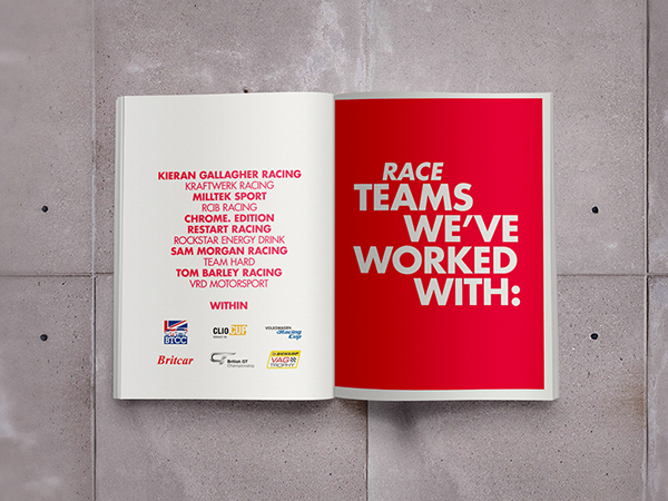 英國房車錦標賽汽車“滿堂紅”畫面設計欣賞4