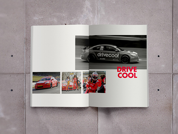 英國房車錦標賽汽車“滿堂紅”畫面設計欣賞6