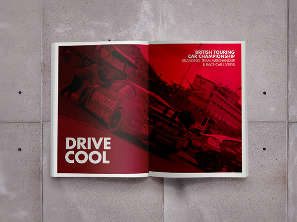 英國房車錦標賽汽車“滿堂紅”畫面設計欣賞7