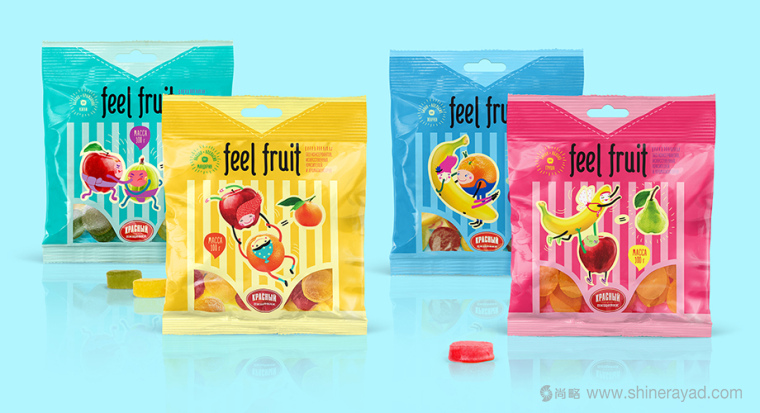 上海包裝設(shè)計公司設(shè)計欣賞:可愛卡通風(fēng)格 Feel Fruit 水果軟糖果凍包裝設(shè)計8 上海包裝設(shè)計公司設(shè)計欣賞:可愛卡通風(fēng)格 Feel Fruit 水果軟糖果凍包裝設(shè)計8