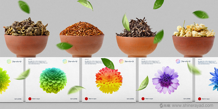 1上海包裝設(shè)計公司包裝欣賞-FOHATSU 日式花茶茶葉包裝設(shè)計