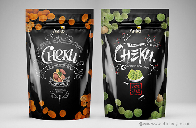 上海食品包裝設(shè)計公司設(shè)計欣賞：ANKO 花生青豆休閑零食包裝設(shè)計3