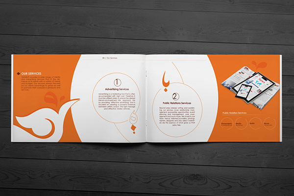 Zukhruf廣告公司宣傳畫冊設(shè)計(jì)5