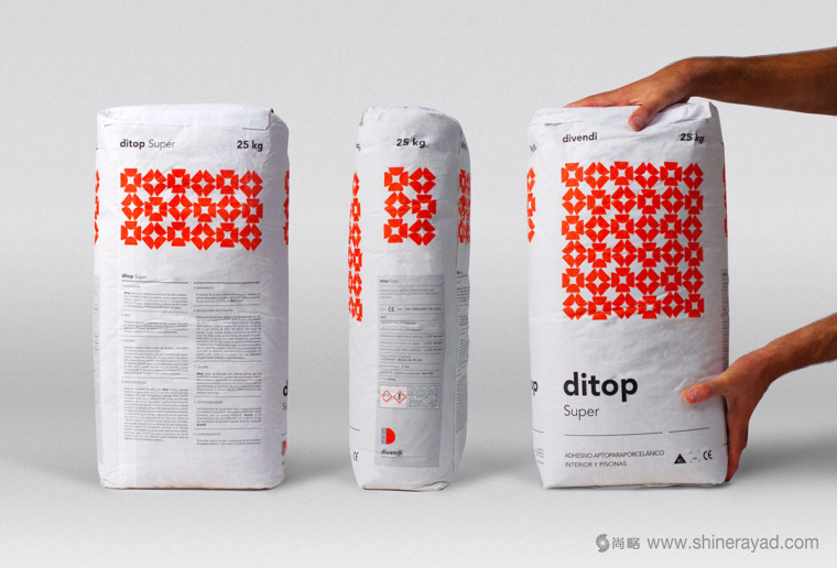 上海包裝設計公司設計欣賞——Ditop 水泥包裝設計1