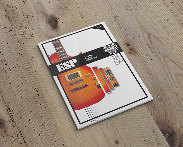 ESP吉他品牌畫冊設(shè)計欣賞－上海畫冊設(shè)計公司分享－畫冊封面設(shè)計